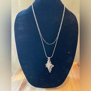 Lucky Brand Two-tone Pendant Necklace